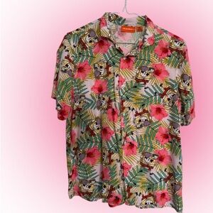Nickelodeon SpongeBob Tropical Button Down Shirt